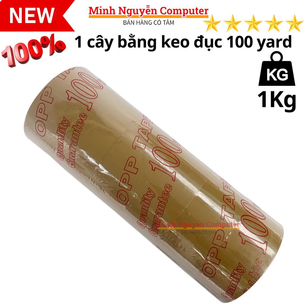 Băng Keo Đục 100 YARD, Nặng 1KG, Gồm 6 cuộn 1 cây, lỗi nhỏ đúng số KG - Minh Nguyễn