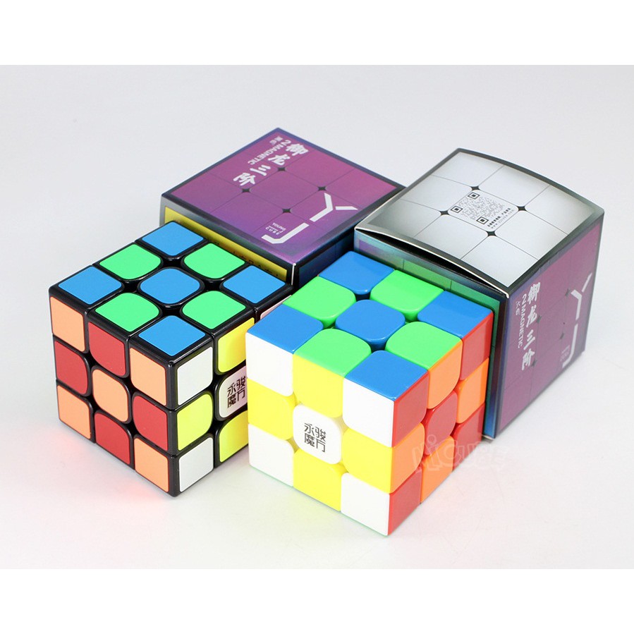 [Mã LIFE0503TOYS giảm 10% đơn 0Đ] Rubik 3x3 YJ YuLong V2 M 3x3x3 Có Nam Châm Khối Rubik 3 Tầng