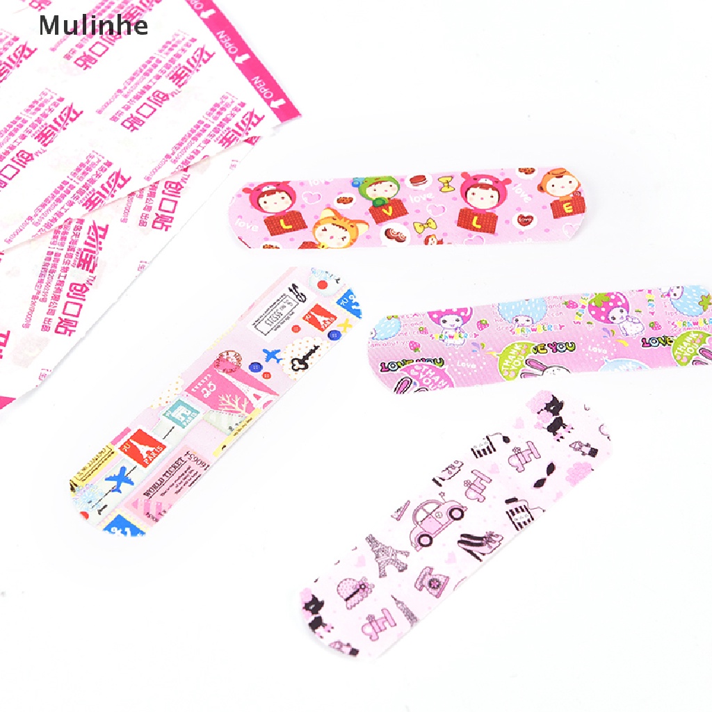 Set 50 băng keo cá nhân họa tiết hoạt hình dễ thương nhiều kiểu dáng