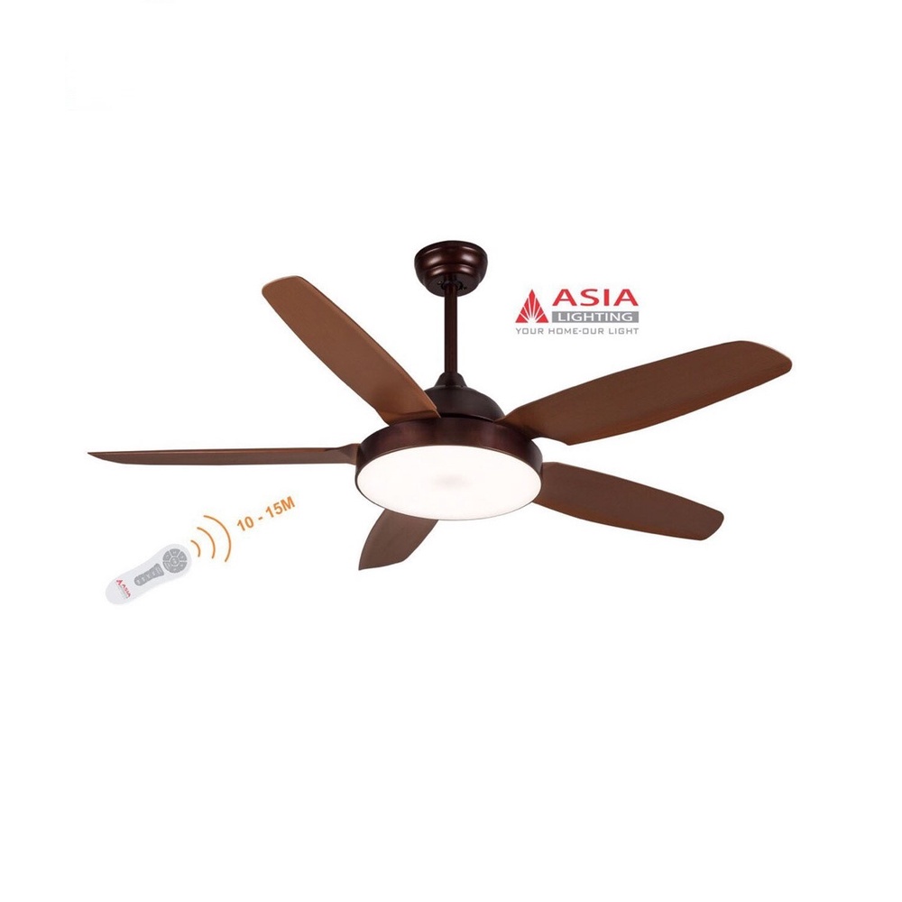 QUẠT TRẦN ĐÈN 5 CÁNH ASIA QT04