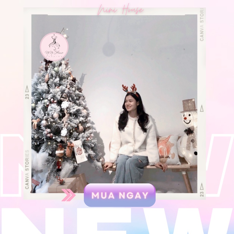 Áo dạ Tweed nữ phong cách tiểu thư - Áo khoác nữ đẹp sang chảnh | BigBuy360 - bigbuy360.vn