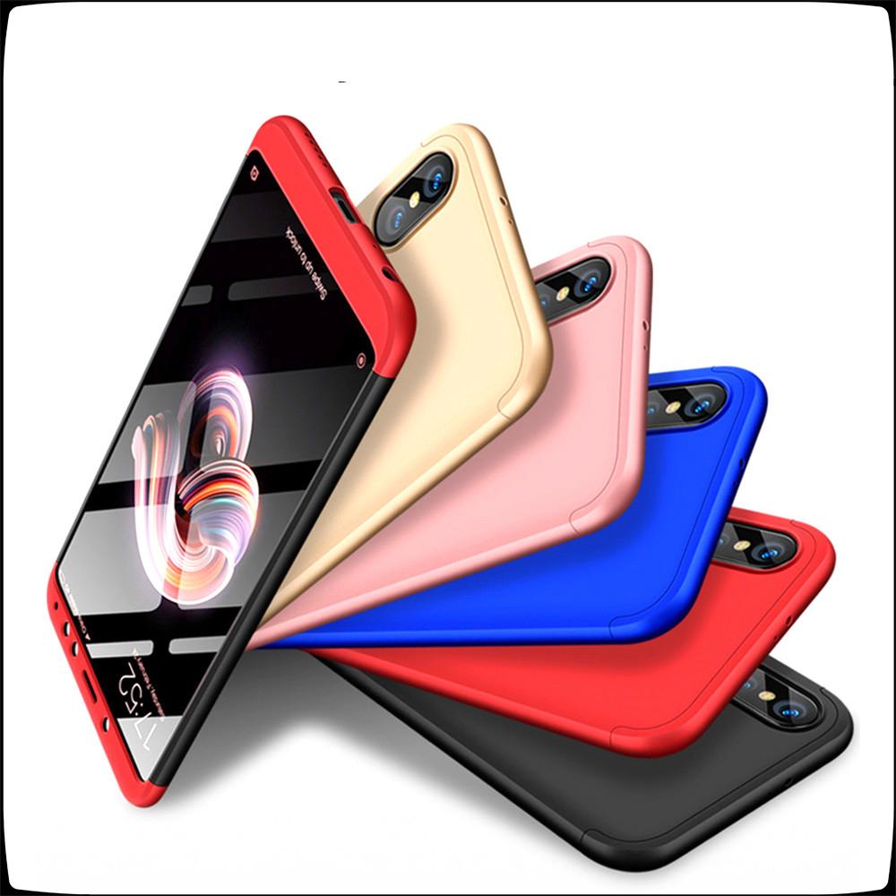 Ốp điện thoại bảo vệ 360 độ chất lượng cho Xiaomi Redmi Note 5 6 Pro Mi 8 Lite 9 Xiaomi Redmi 6A 5A