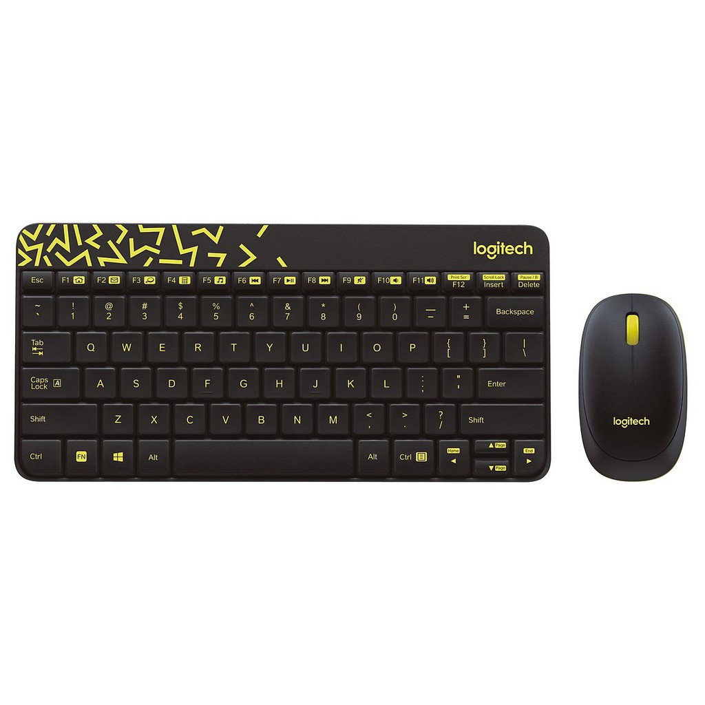 Bộ bàn phím+ chuột máy tính Logitech MK240 Black- Hàng chính hãng