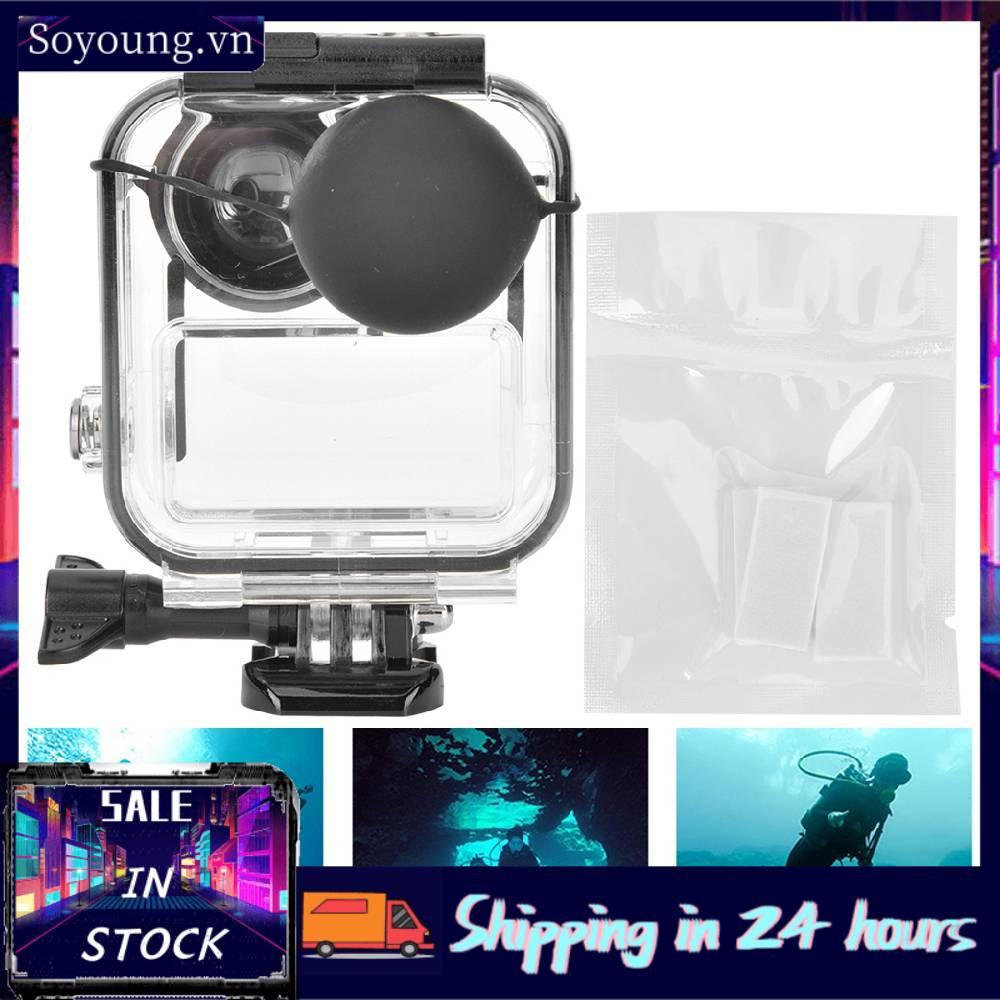 Ốp Lưng Chống Nước Khi Lặn Đậu Nành 20m Cho Gopro Max Panora Cam