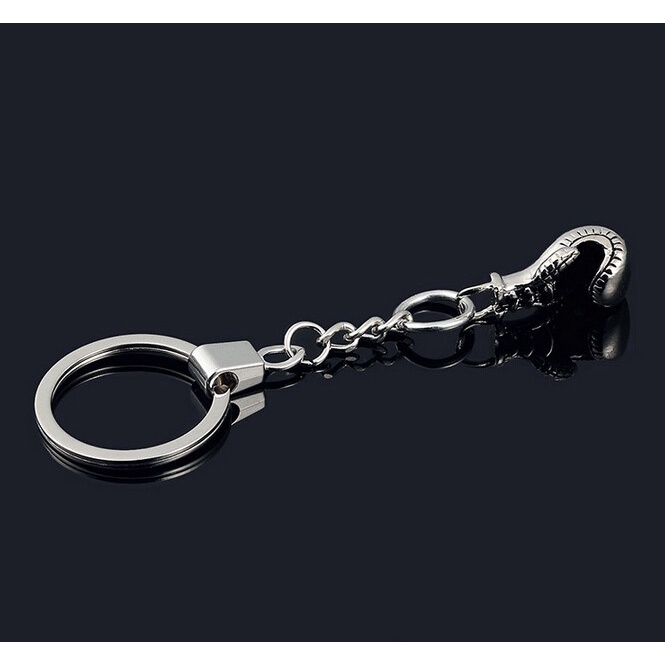 Móc Khóa Hình Găng Tay Boxing Kim Loại Bạc