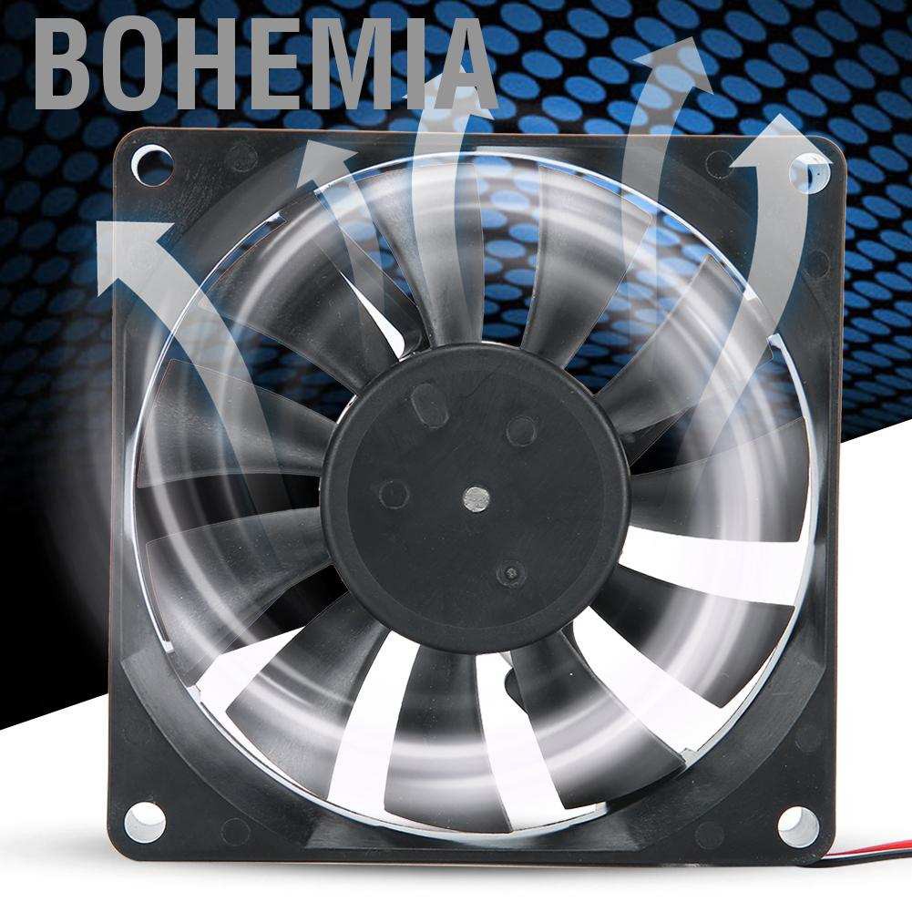 Hộp Tản Nhiệt Làm Mát Máy Tính Phong Cách Bohemia Dc12V 4800rpm 80x80mm