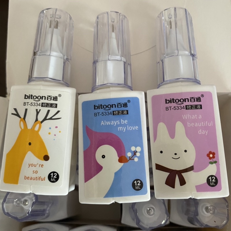 Bút Xoá Nước Bitoon Dễ Thương 12ml