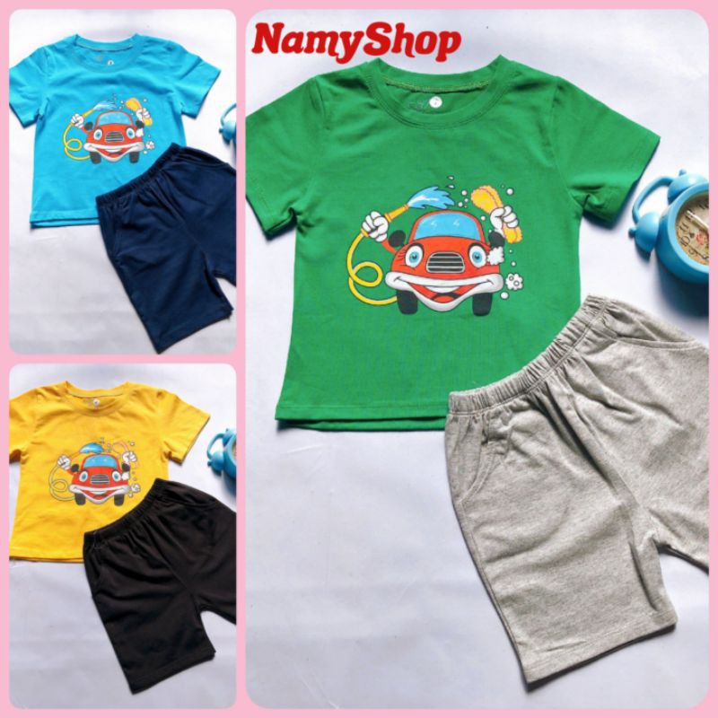 [HCM] Bộ quần áo cho bé trai 5-18kg, vải thun COTTON 4 chiều siêu đẹp, thun Việt Nam (NamyShop39)