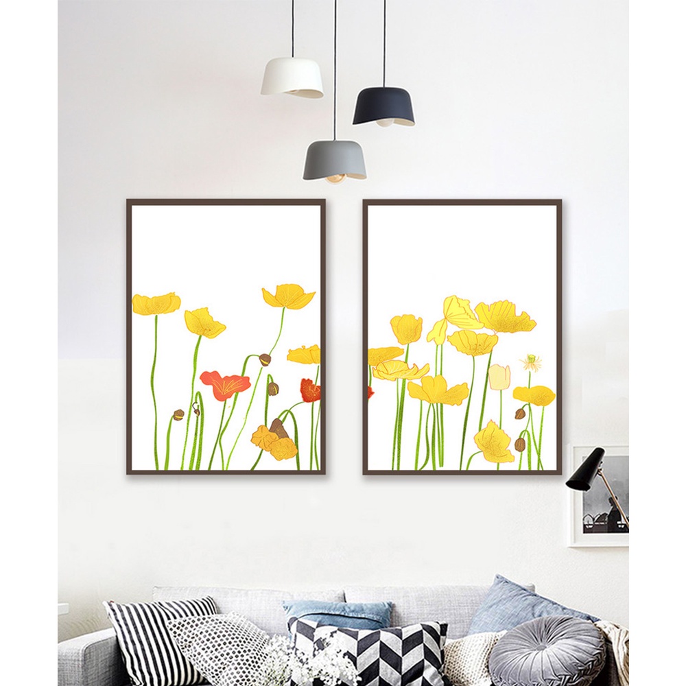 In hình ép gỗ Laminate TRANH TRỪU TƯỢNG - Mẫu 8 (2 HCN 2x30x40, 2x40x60). In ảnh theo yêu cầu