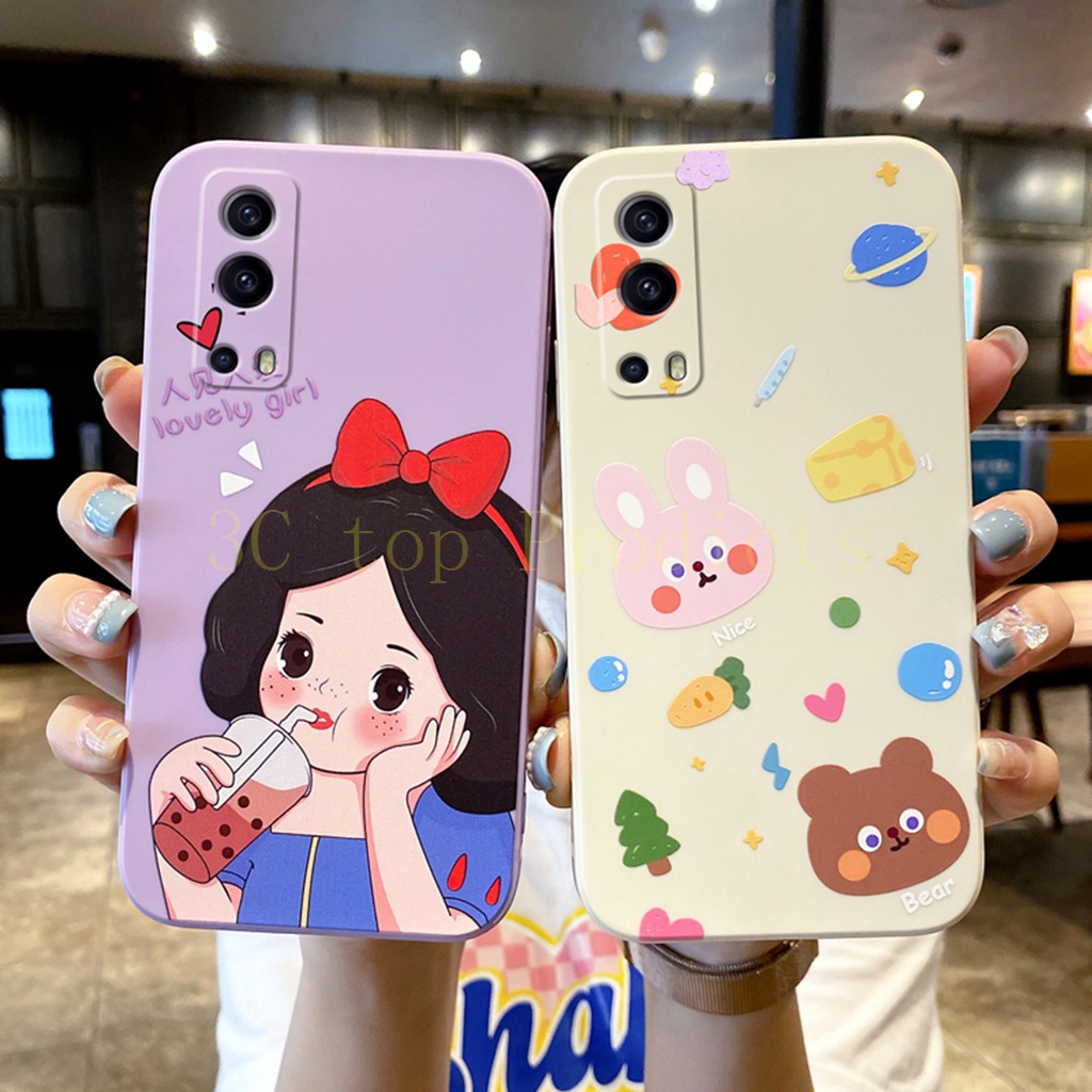 ốp lưng Vivo Y72 5G Ốp Điện Thoại Silicon Dẻo Họa Tiết Hoạt Hình Phong Cách Hàn Quốc Dễ Thương Ốp Vivo Y72 5G