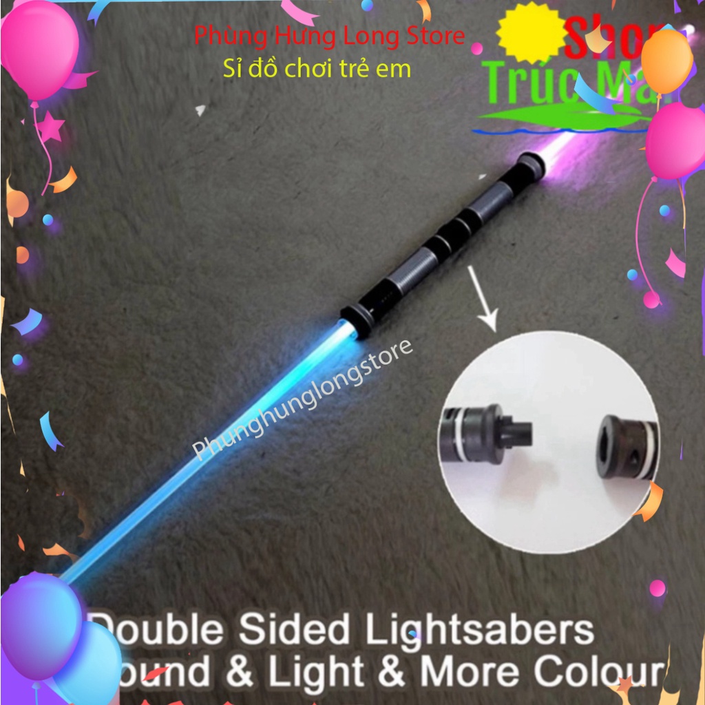 Set 2 Thanh Kiếm đồ giải trí Jedi Sabre Có đèn LED chiếu sáng chiếu sáng Cho Trẻ Em