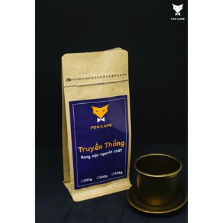 Cà phê nguyên chất Robusta 250g - FOX CAFE - Truyền Thống