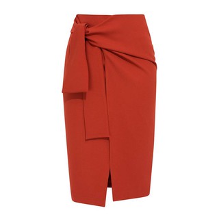 DE LEAH - Chân Váy Midi Buộc Vạt - Thời trang thiết kế