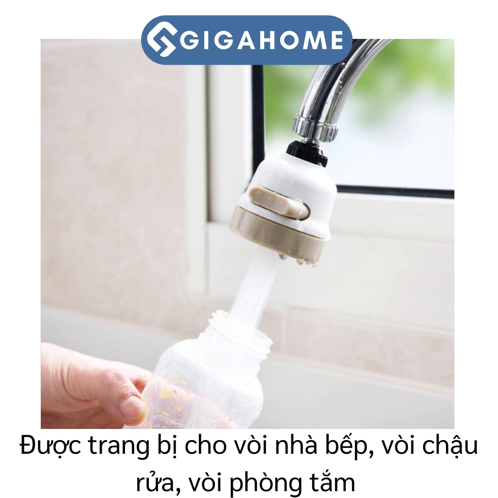 Đầu Nối Vòi Rửa Chén GIGAHOME Tăng Áp, Xoay 360 Độ, Có 2 Mức Điều Chỉnh 5708