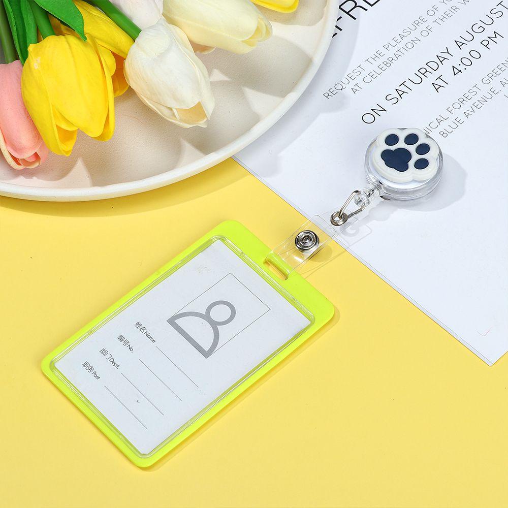 Ví Đựng Thẻ ID Hình Chân Mèo Dễ Thương Cho Học Sinh