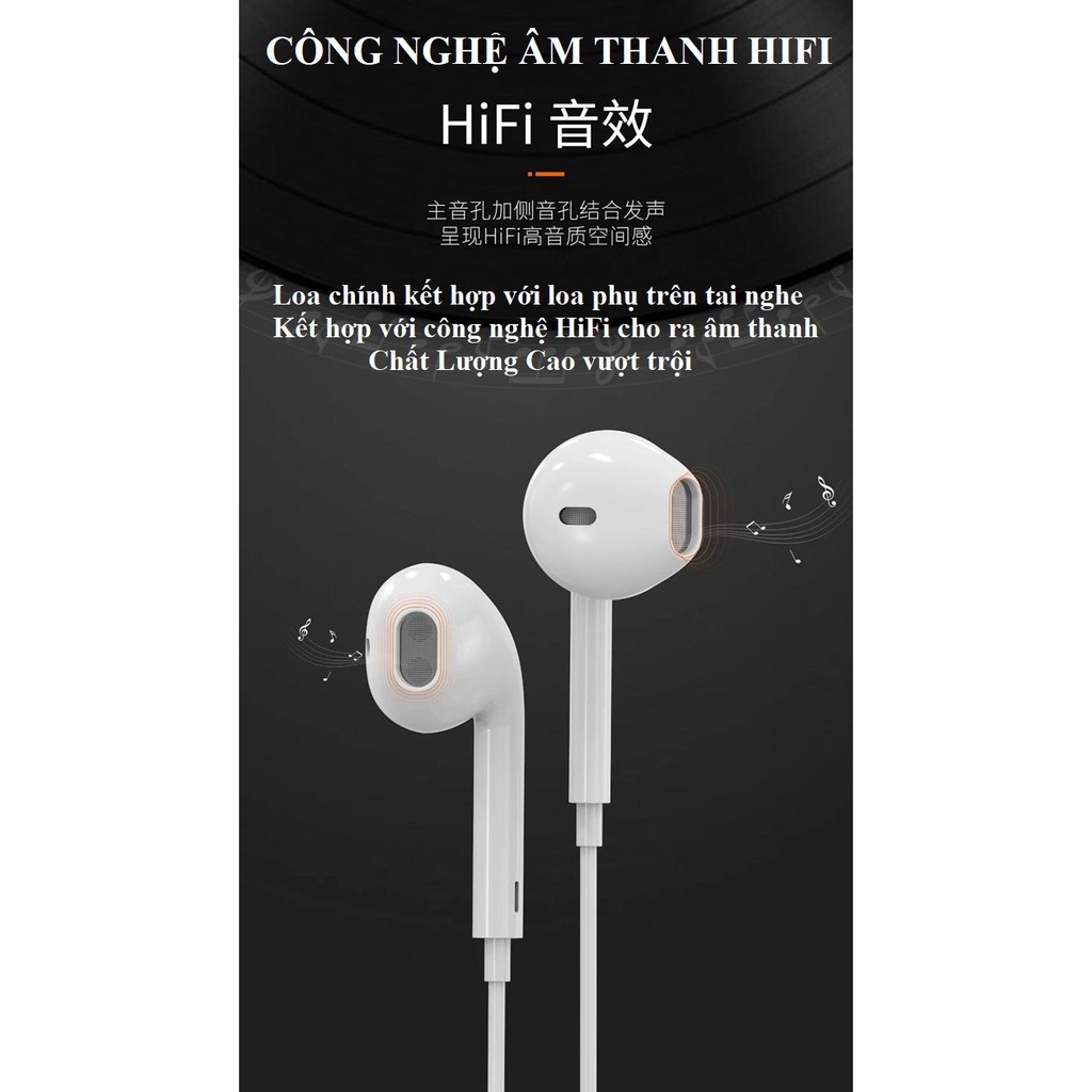 Tai Nghe Nhét Tai Kèm Mic Arun M28 Chân Type-C Super Bass, Phù Hợp Với Mọi Nhu Cầu Nghe Nhạc Gaming, EDM, Remix, Ballad