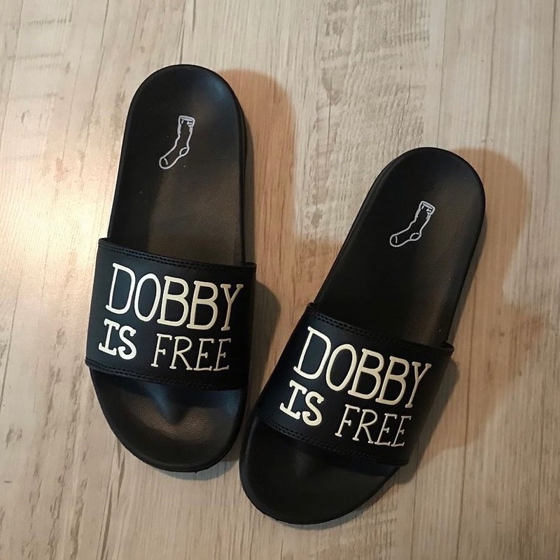 Có sẵn - Dép SPAO DOBBY IS FREE