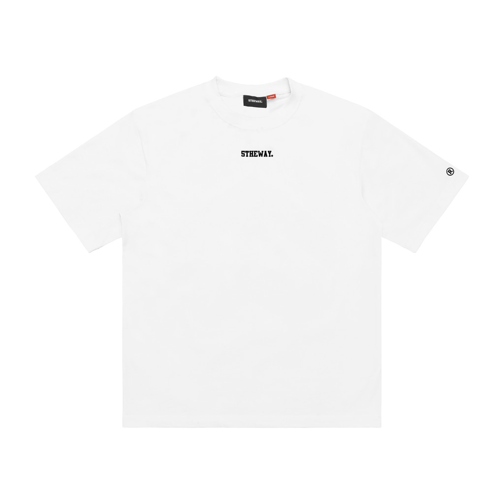 5THEWAY /solid/ BIG LOGO NEW TEE - WHITE
