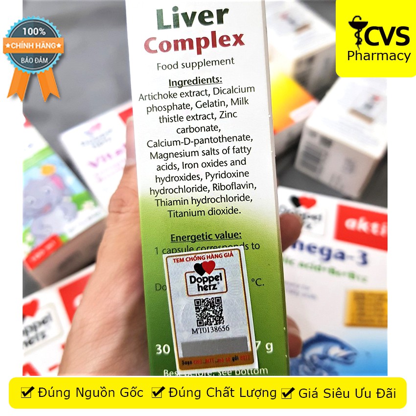 Doppel Herz Aktiv Liver Complex - Hỗ Trợ Tăng Cường Chức Năng Gan - cvspharmacy