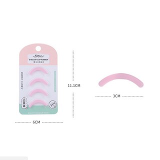 Lameila 4Pcs/SET Eyelash Curler Replacement Tapes Refill Rubber Pad