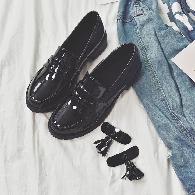 Giày bệt oxford tua rua  ( có thể tháo rời ) | BigBuy360 - bigbuy360.vn