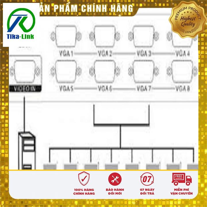Bộ Hub Chia VGA (Xả Kho) Bộ Hub Chia VGA 1 ra 8 | BigBuy360 - bigbuy360.vn