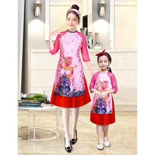 giá xưởng- áo dài cách tân mẹ và bé