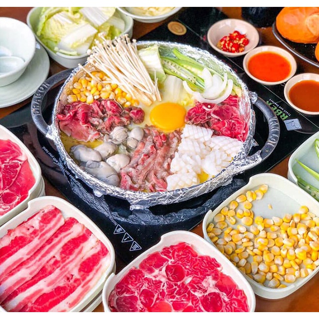 Rakuen BBQ - Buffet Nướng Lẩu Hải Sản, Bò Mỹ Không Giới Hạn