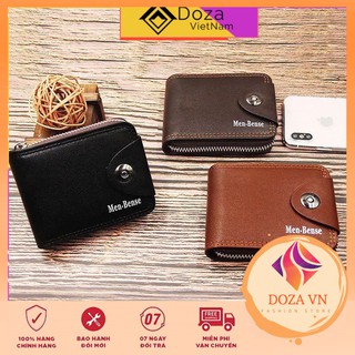 [FREE SHIP] Ví Da Nam Menbense 1 Cúc Bấm