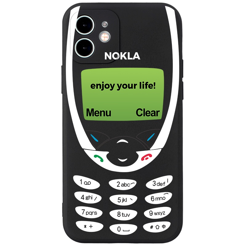 Ốp điện thoại JEERO hình dễ thương đẹp độc lạ đen ngầu cho iphone 14 13 12 11 PRO MAX SE 2020 X XR XS ip 8 7 6 6S PLUS kute HFF446