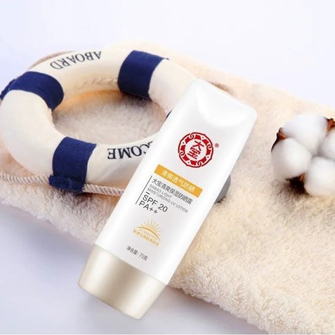 [Hàng mới về] Kem chống nắng Spf20 + + Dabao dưỡng ẩm bảo vệ da 75g