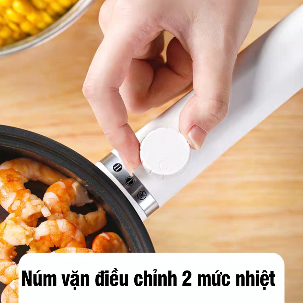 NỒI NẤU LẨU MINI - NỒI NẤU MÌ ĐA NĂNG CAO CẤP CHỐNG DÍNH CỰC TỐT DUNG TÍCH 1,5L