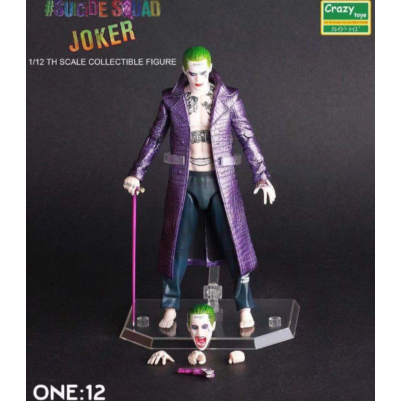 Mô Hình Nhân Vật Joker Trong Phim Suicide Squad Tỉ Lệ 1: 12