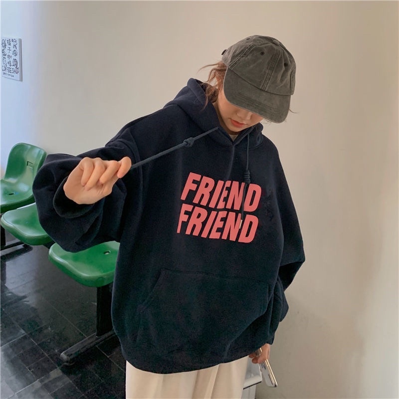 [ ORDER ] Áo nỉ lót bông in chữ friend chất dày dặn | BigBuy360 - bigbuy360.vn