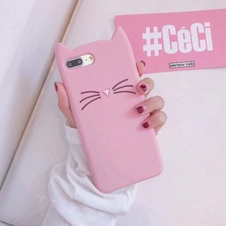 Ốp lưng silicon mèo - ốp iphone dẻo