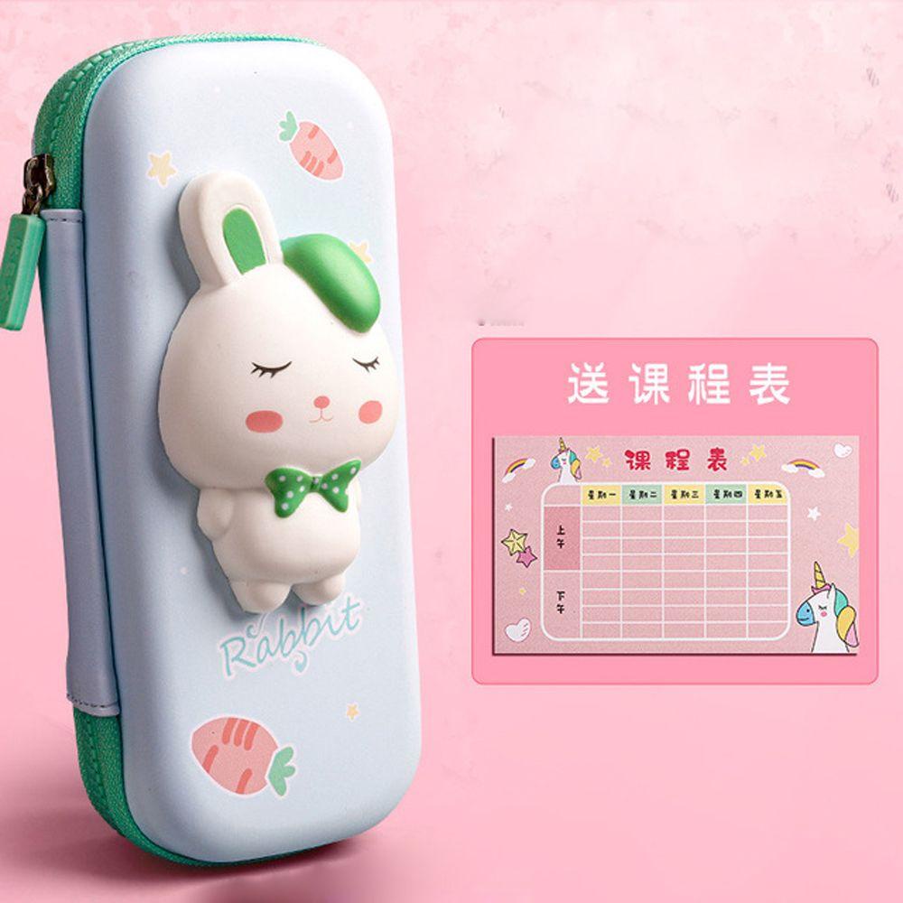 Túi Đựng Bút Họa Tiết Hoạt Hình 3D Dễ Thương Bắt Mắt