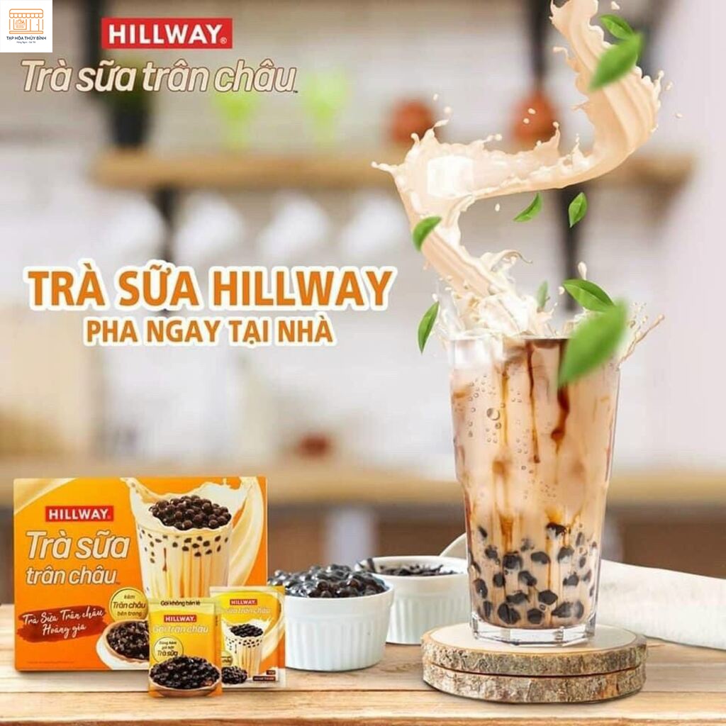 Trà sữa HILLWAY Trân Châu Hoàng Kim Thơm Ngon hộp 260g (5 ly)