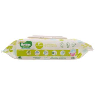 Khăn ướt Huggies không mùi 64 miếng
