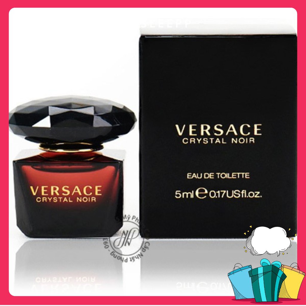 Nước hoa nữ VERSACE Crystal Noir EDT 5ml hàng chính hãng