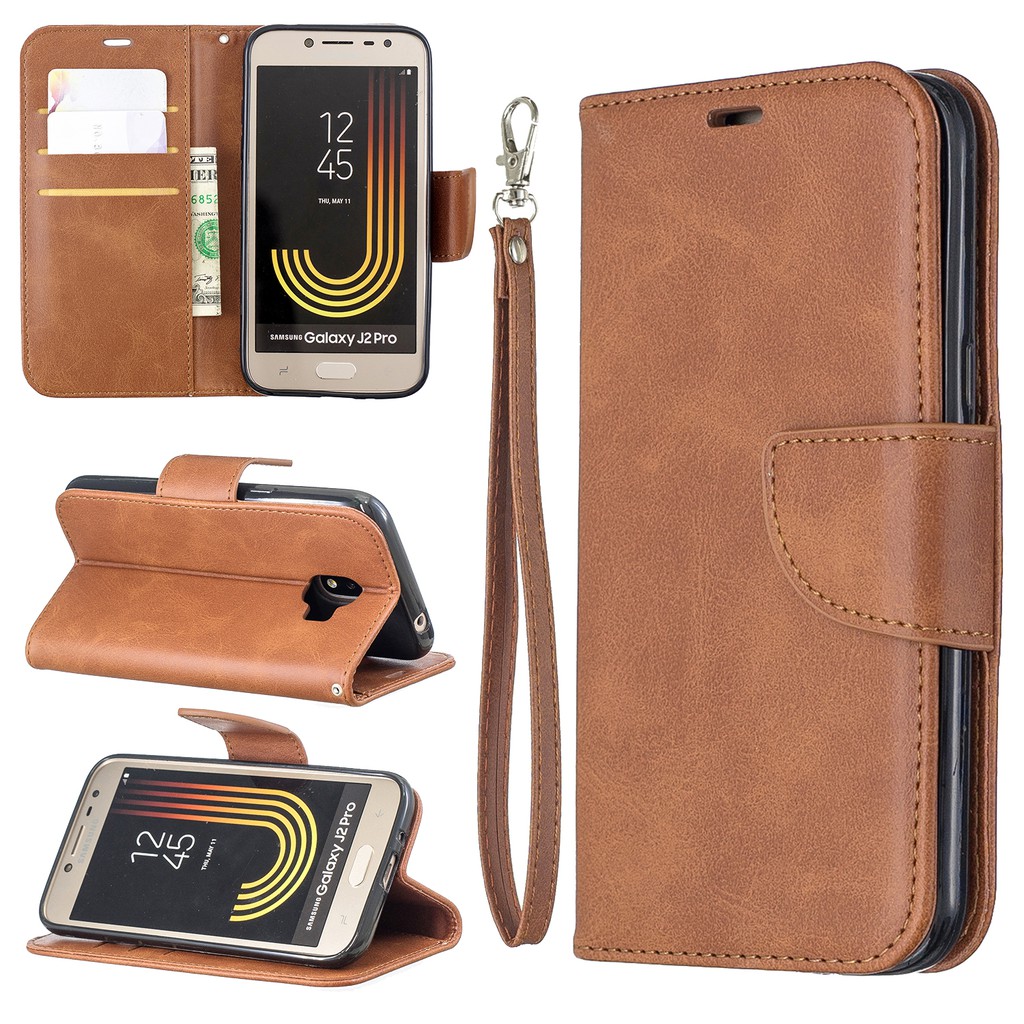 Bao da màu trơn cho Samsung Galaxy J2 Pro(2018)/J330/J3 Pro | BigBuy360 - bigbuy360.vn