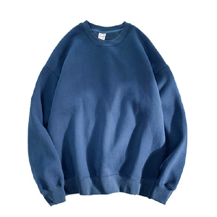 Áo sweater dáng rộng tay dài màu trơn phong cách Hàn Quốc thời trang