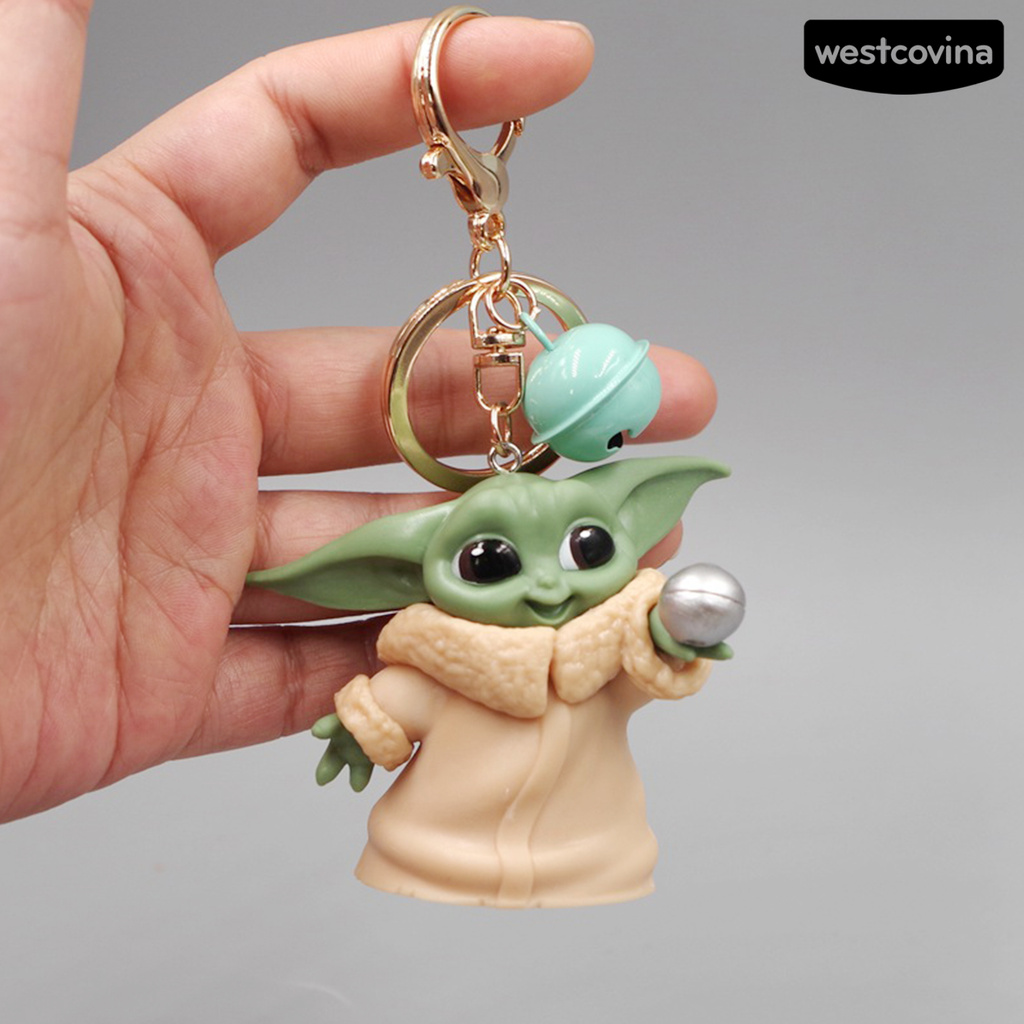 Set 5 Móc Khóa Hình Yoda Dễ Thương