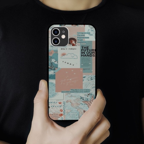 Ốp lưng iphone hình don’t forget today collage art dada dadaism trong suốt  cho các dòng SAMSUNG PAP20210710