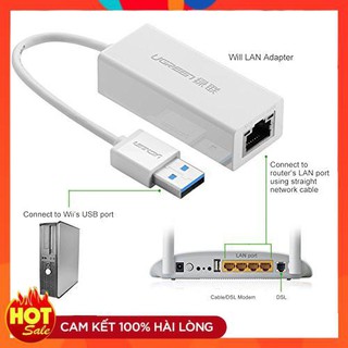 ⚡ Cáp chuyển đổi USB to LAN 2.0 Ugreen