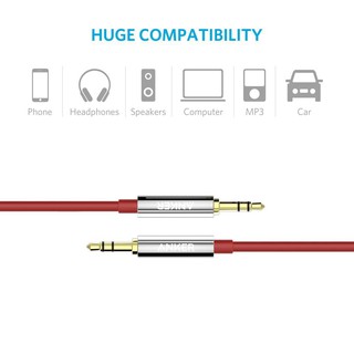 Cáp âm thanh bọc nylon anker 3.5mm dài 1.2m - a7113