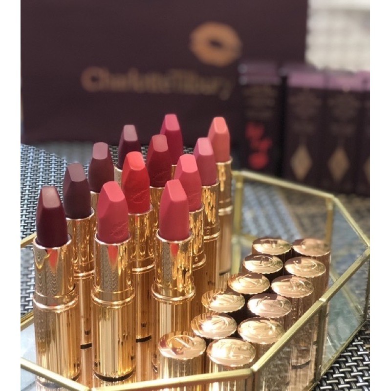 Son Charlotte Tilbury matte full size và size mini chính hãng UK