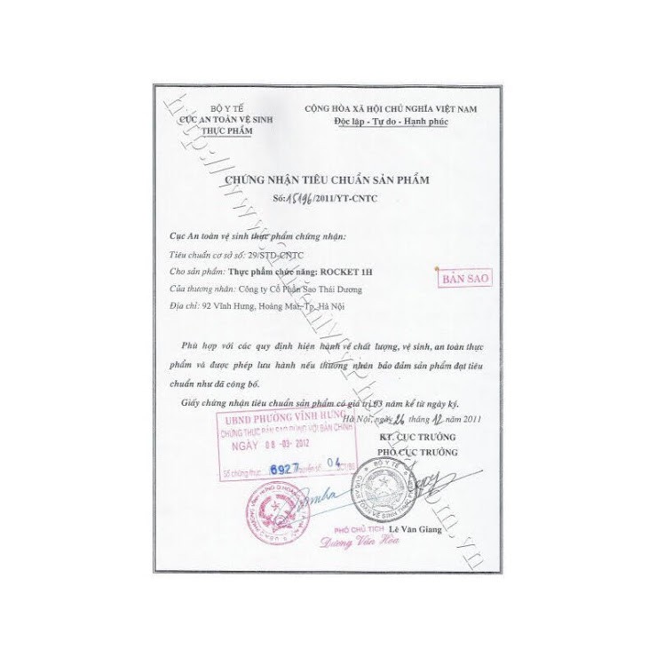 Rocket Tráng Dương, Bổ Thận ,Tăng Cường Sinh Lý Hộp 10 Gói-30 Gói