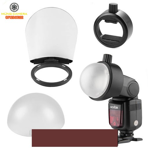 Combo Tản Sáng Godox AK-R12 Bounce Card + AK-R11 Dome Diffuser + Đế Nam Châm S-R1