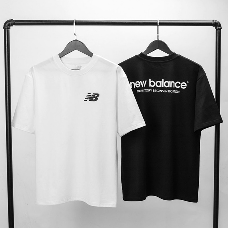 Áo thun tay lỡ NB phông thời trang unisex nam nữ oversize form rộng Tee Club