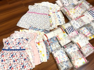 Set 3 váy cotton cho bé gái